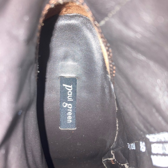 Paul Green brown leather booties EUC! - Picture 6 of 13